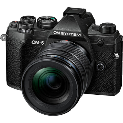 OM SYSTEM OM-5 Mirrorless w/12-45mm f4 PRO Lens Black