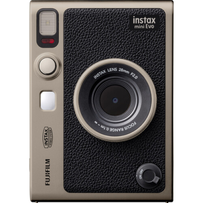 FUJIFILM Instax Mini EVO Hybrid Digital/Instant Film Camera Gold Special Edition