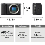 Sony Alpha ZV-E10 Mark II Mirrorless Body Only  Black