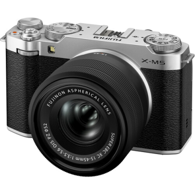 Fujifilm X-M5 w/ 15-45mm f3.5-5.6 XC Silver Kit