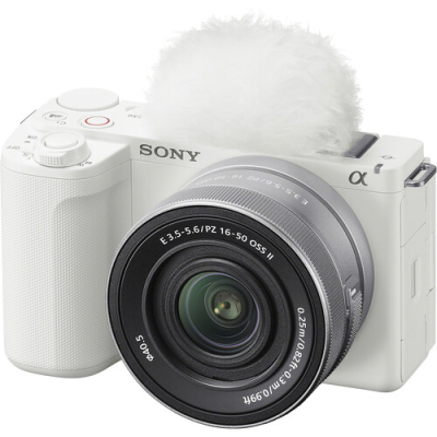 Sony Alpha ZV-E10 Mark II Mirrorless w/16-50mm lens  White