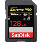 Sandisk Extreme Pro SDXC 128GB card V90 300MB/s UHS II