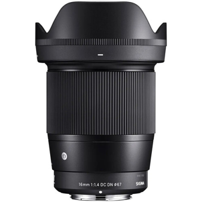 Sigma 16mm f1.4 Contemporary DC DN Canon RS-S mount lens