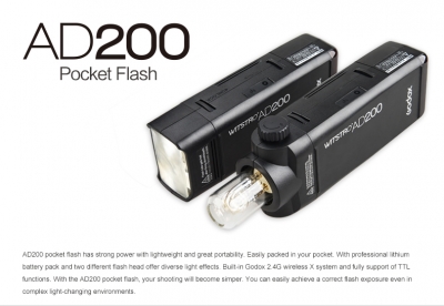 GODOX AD200 TTL POCKET FLASH | Saneal Cameras