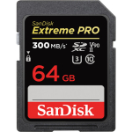 Sandisk Extreme Pro SDXC 64GB card V90 300MB/s UHS II